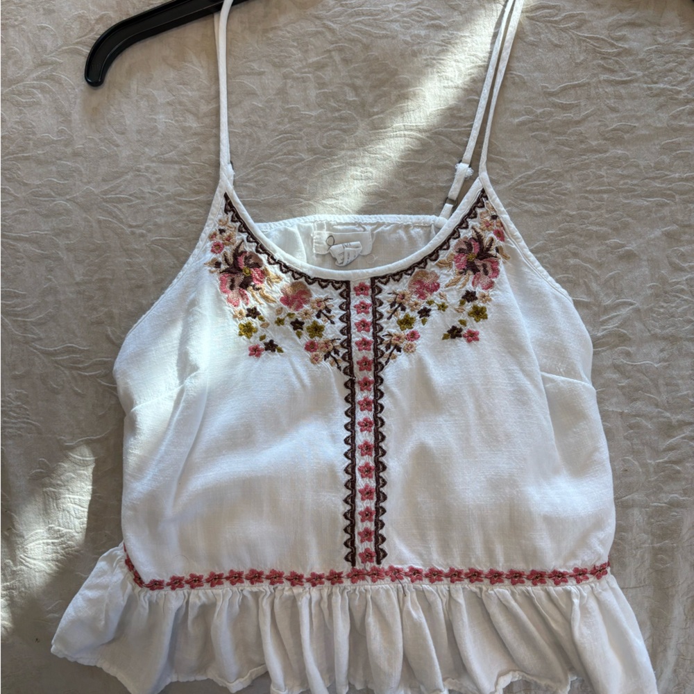 Floral Embroidered Camisole